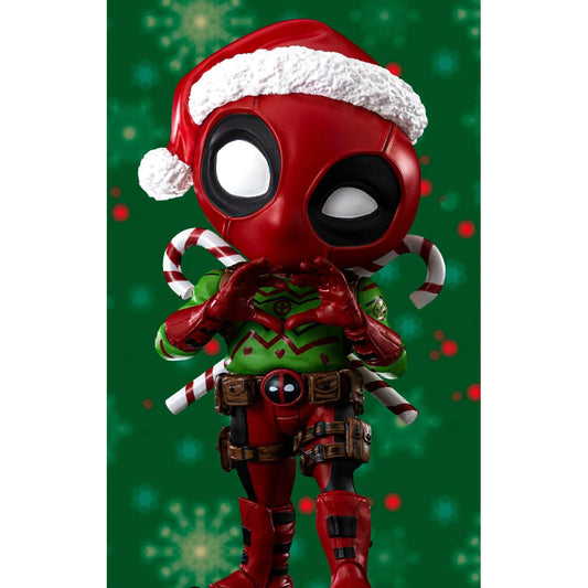 Statue Deadpool Holidays Ver - Marvel Comics - MiniCo - Iron Studios