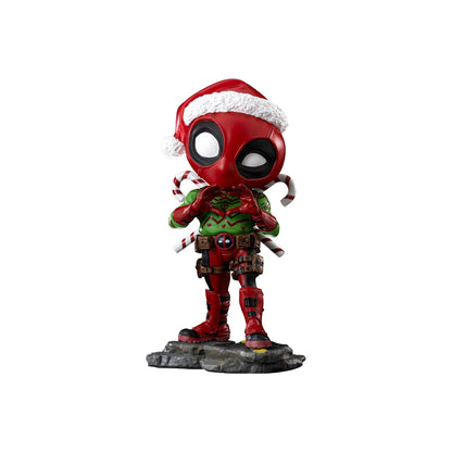Statue Deadpool Holidays Ver - Marvel Comics - MiniCo - Iron Studios