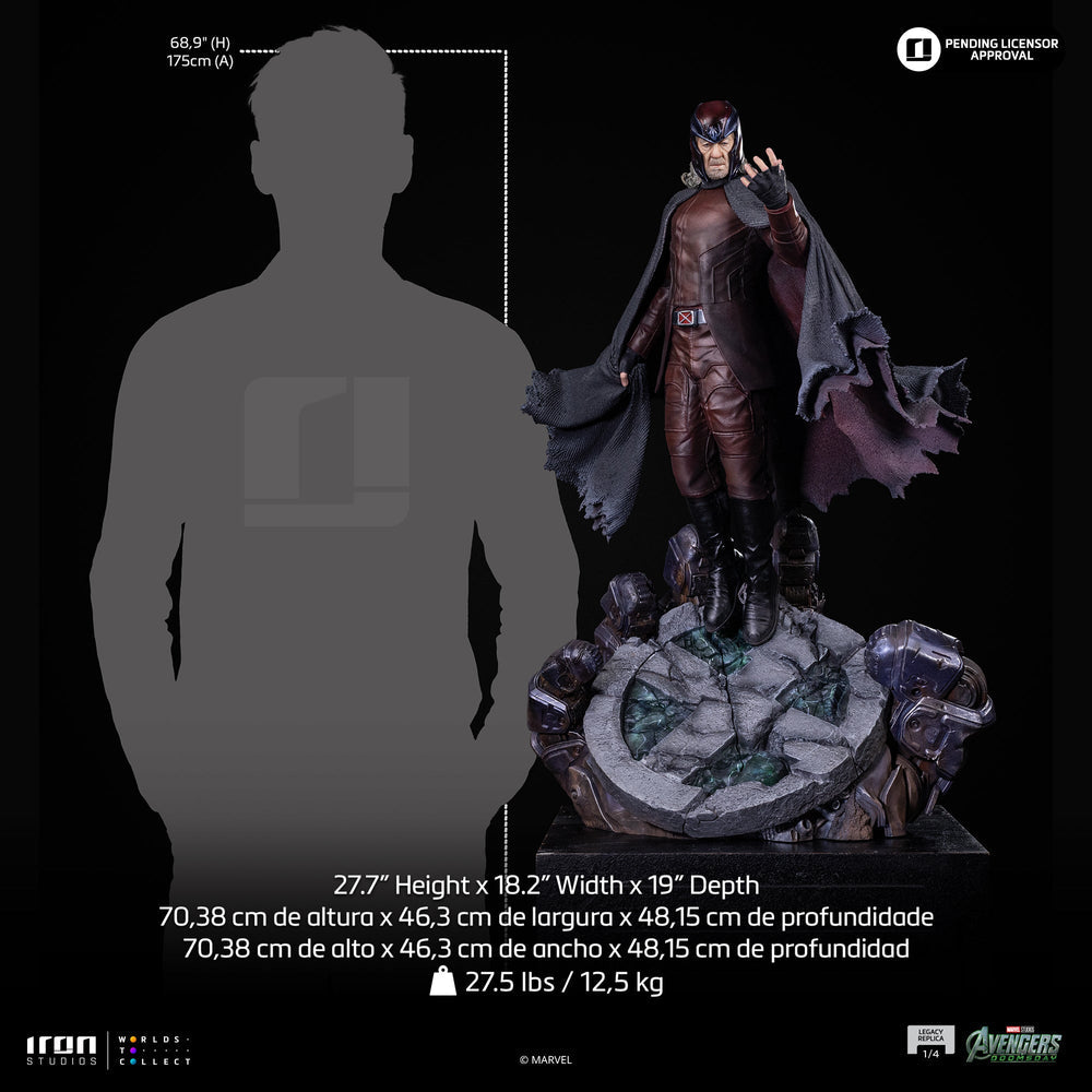 Pré-commande - Statue Magneto - Avengers: Doomsday - Legacy Replica 1/4 - Iron Studios