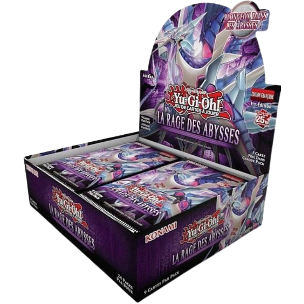 Boite de 24 boosters Yu-Gi-Oh! - La Rage des Abysses