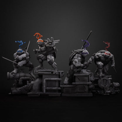 Michelangelo (Black and White Variant) - Teenage Mutant Ninja Turtles - BDS Art Scale 1/10 - Iron Studios