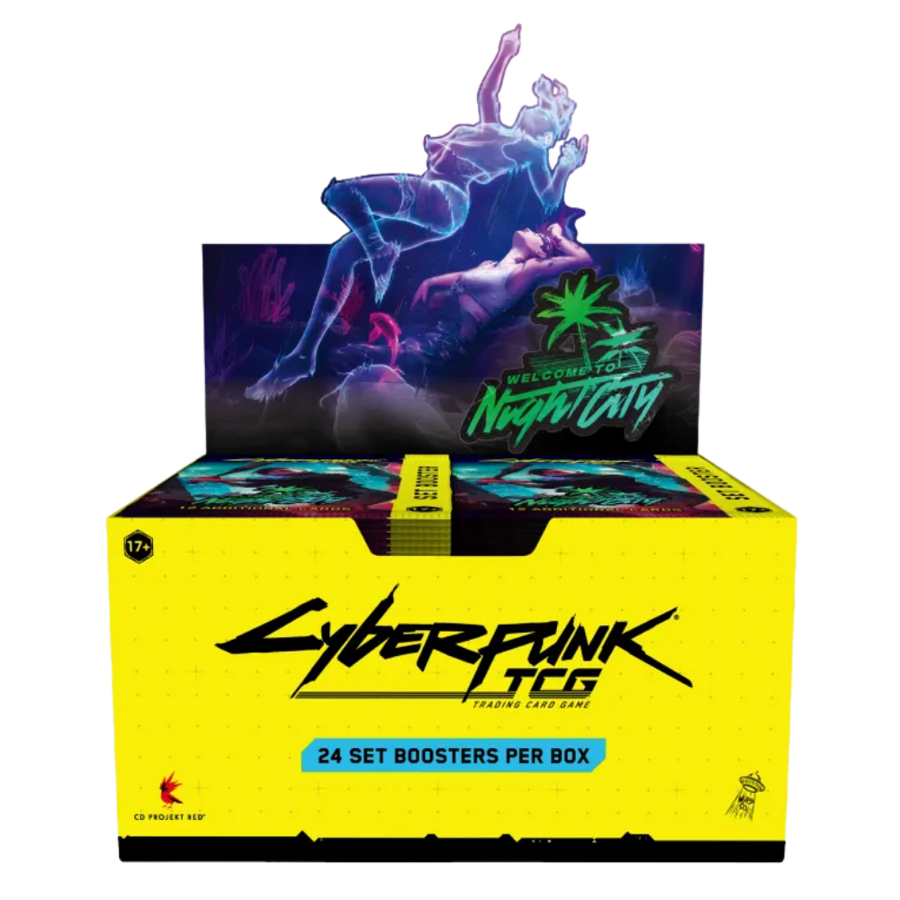 Cyberpunk TCG - Boite de 24 Boosters - Welcome to Night City - Français