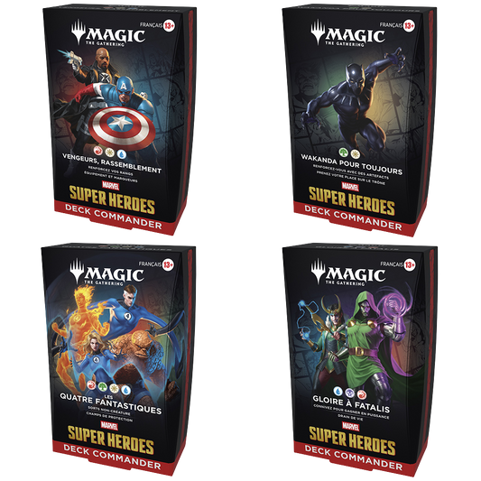 MTG - 4 Deck Commander Marvel Super Heroes