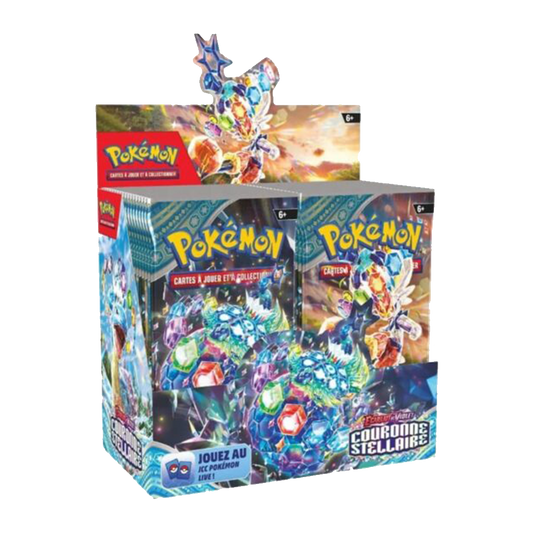 Boite de 36 boosters Pokémon Couronne Stellaire EV7