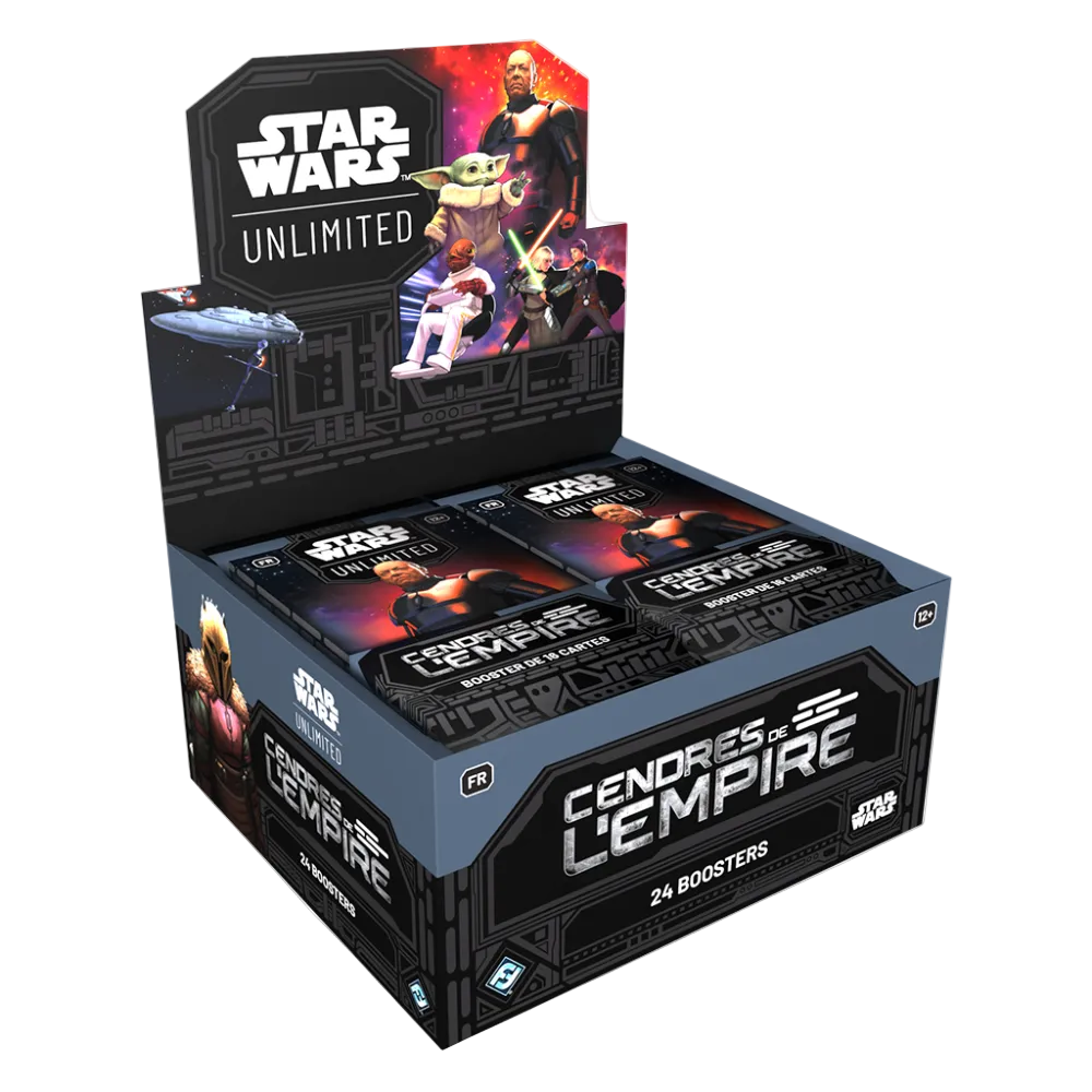 Star Wars Unlimited - Boîte de 24 Boosters - Cendres de l'Empire