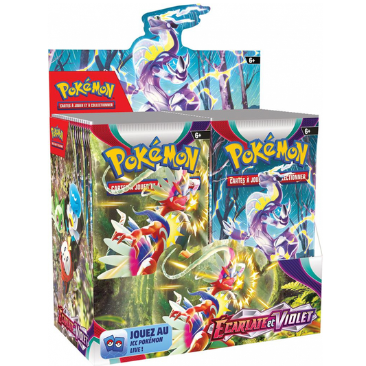 Boite de 36 boosters Pokémon Ecarlate & Violet