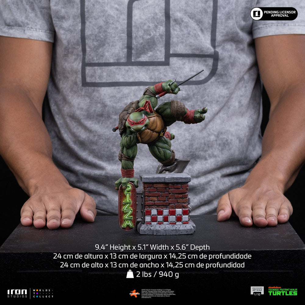 Pré-commande - Statue Raphael Unleashed - Teenage Mutant Ninja Turtles - Art Scale 1/10 - Iron Studios