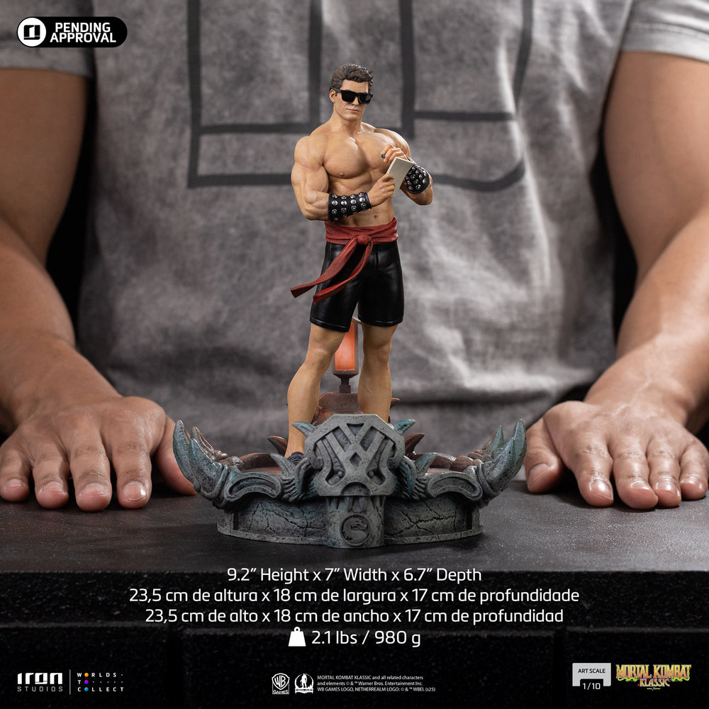 Pré-commande - Statue Johnny Cage - Mortal Kombat - Art Scale 1/10 - Iron Studios