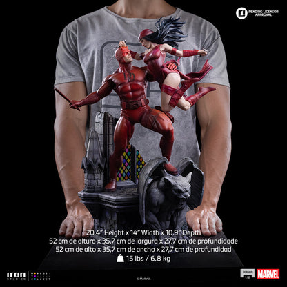 Pré-commande - Statue Daredevil and Elektra - Marvel Comics - Diorama 1/6 - Iron Studios