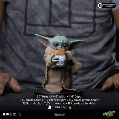 Statue Grogu Food Cart Snack - Mandalorian and Grogu Movie - Grogu Collection - Iron Studios