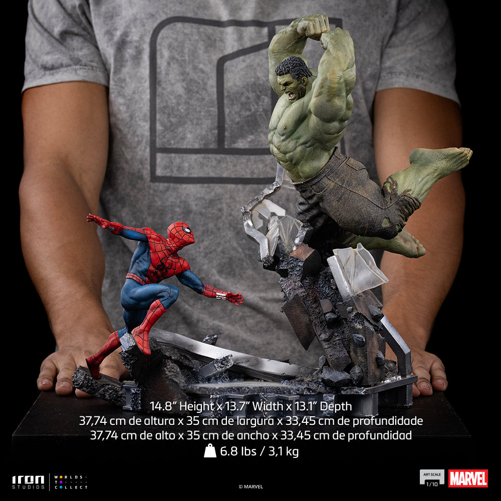 Pré-commande - Statue Spider-Man vs Hulk - Spider-Man: Brand New Day - Art Scale 1/10 - Iron Studios