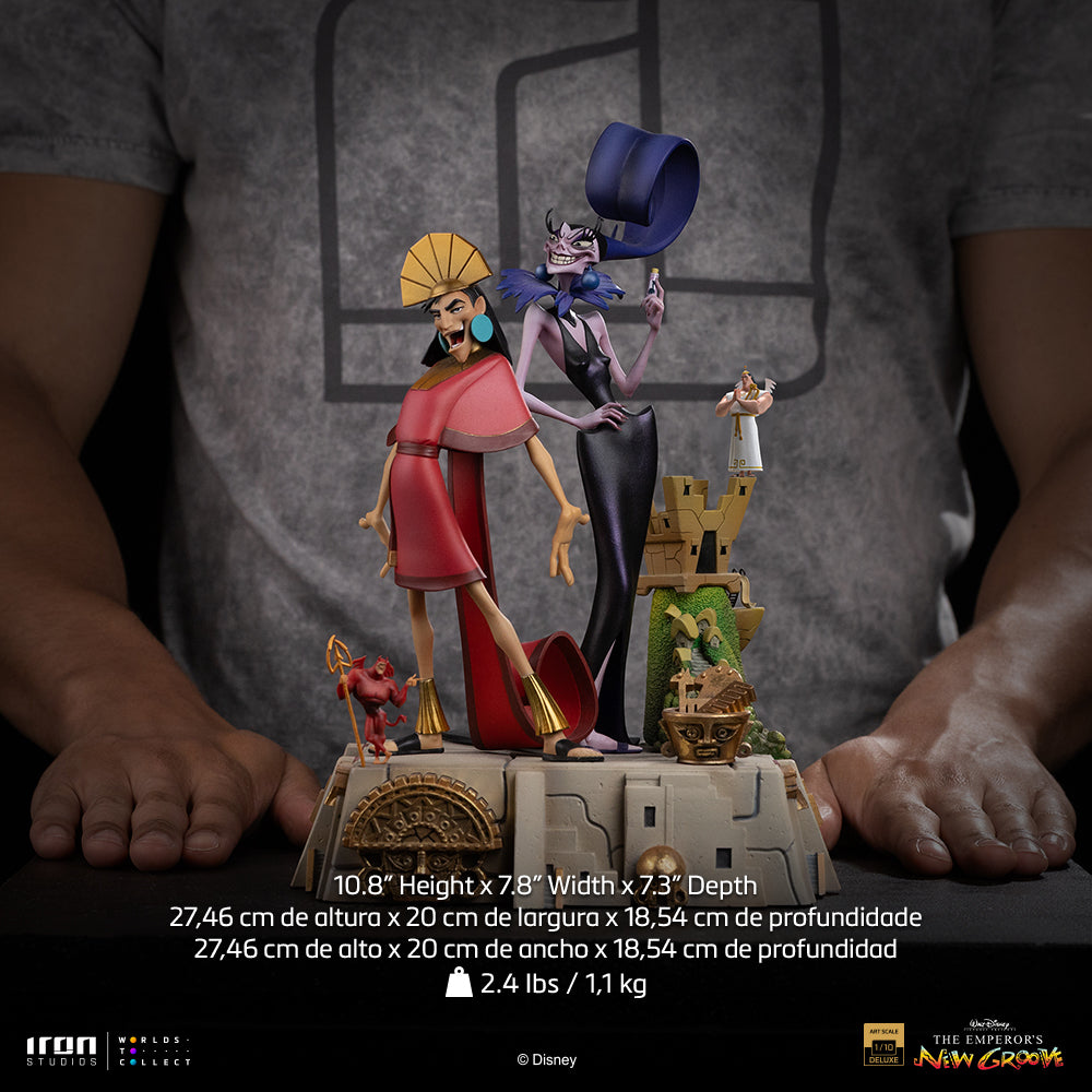 Pré-commande - Statue Kuzko and Yzma - The Emperor's New Groove - Deluxe Art Scale 1/10 - Iron Studios
