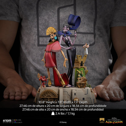Pré-commande - Statue Kuzko and Yzma - The Emperor's New Groove - Deluxe Art Scale 1/10 - Iron Studios