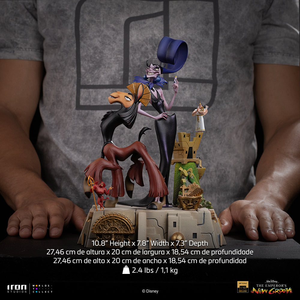 Pré-commande - Statue Kuzko and Yzma - The Emperor's New Groove - Deluxe Art Scale 1/10 - Iron Studios
