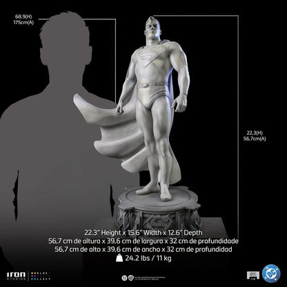 Statue Superman (Marble Version) - DC Trinity - Legacy Replica 1/4 - Iron Studios