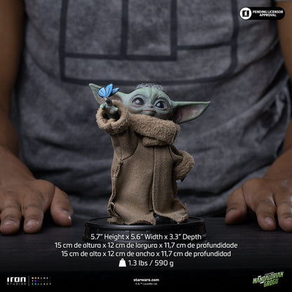 Statue Grogu Butterfly Wonder - Mandalorian and Grogu Movie - Grogu Collection - Iron Studios