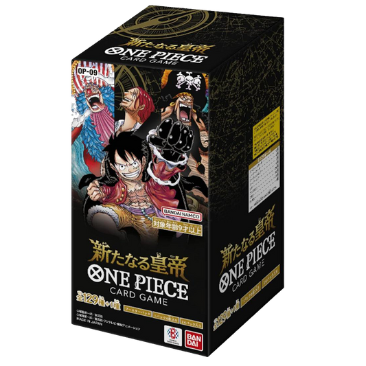 One Piece CG - Boîte de 24 Boosters - OP09 The New Emperor Japonais