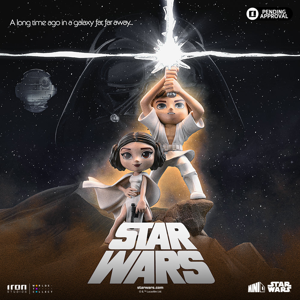 Statue Luke and Leia - Star Wars - MiniCo - Iron Studios
