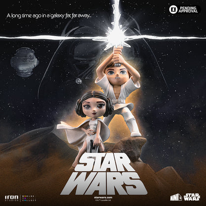 Statue Luke and Leia - Star Wars - MiniCo - Iron Studios