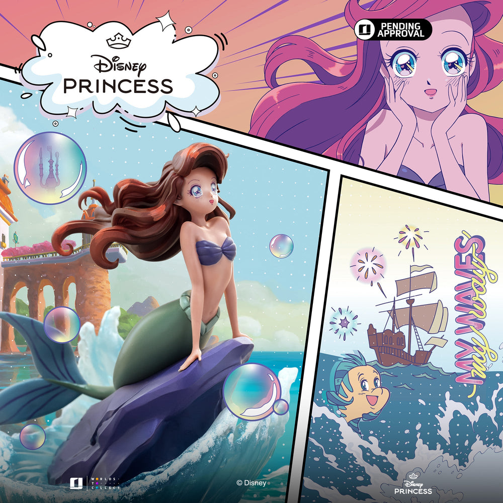 Statue Ariel - Disney's Princess Animated Icons - Iron Studios