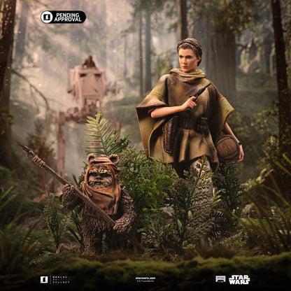 Statue Leia and Wicket - Star Wars Episode VI - Art Scale 1/10 - Iron Studios