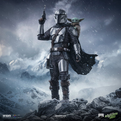 Pré-commande - Statue Mandalorian and Grogu - The Mandalorian and Grogu Movie - Art Scale 1/10 - Iron Studios