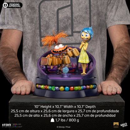 Statue Joy and Anxiety Deluxe - Inside Out 2 - Art Scale 1/10 - Iron Studios