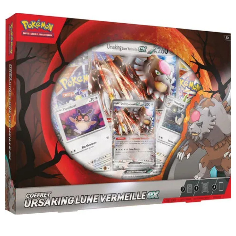 Coffret Pokémon Ursaking ex Lune Vermeille - Français