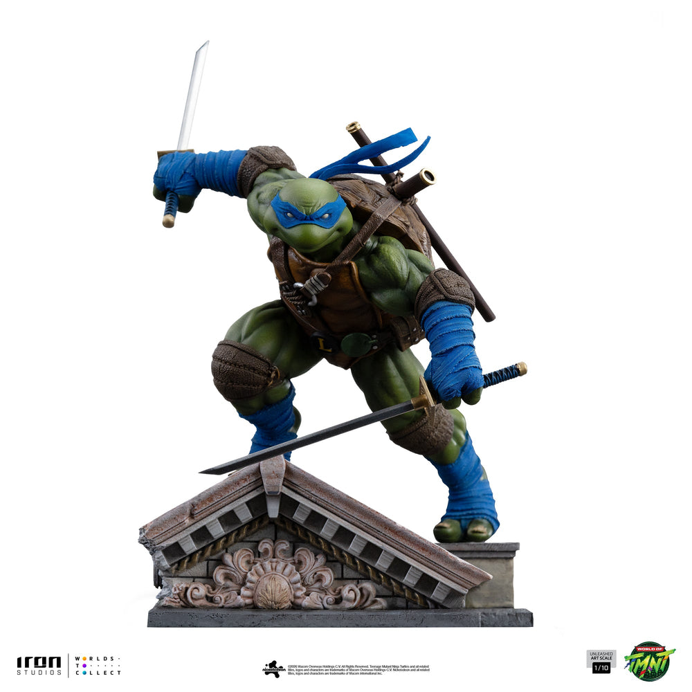 Pré-commande - Statue Leonardo Unleashed - Teenage Mutant Ninja Turtles - Art Scale 1/10 - Iron Studios