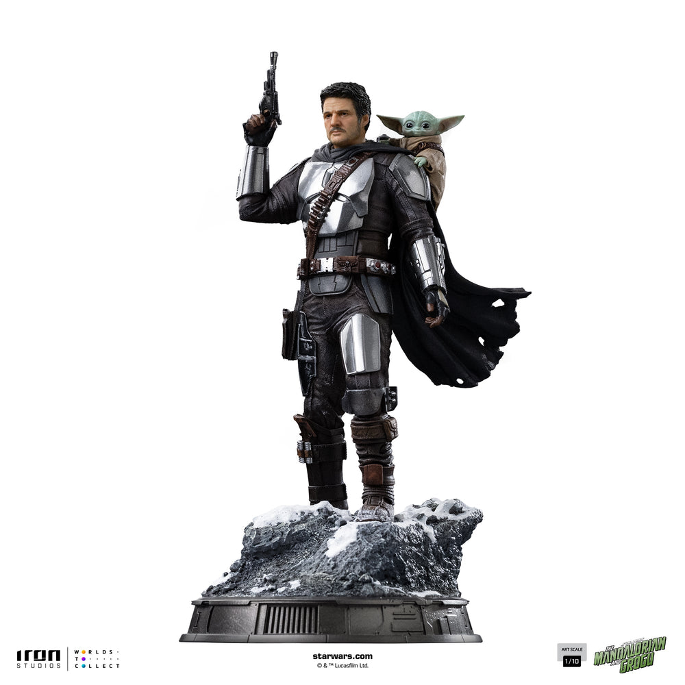 Pré-commande - Statue Mandalorian and Grogu - The Mandalorian and Grogu Movie - Art Scale 1/10 - Iron Studios