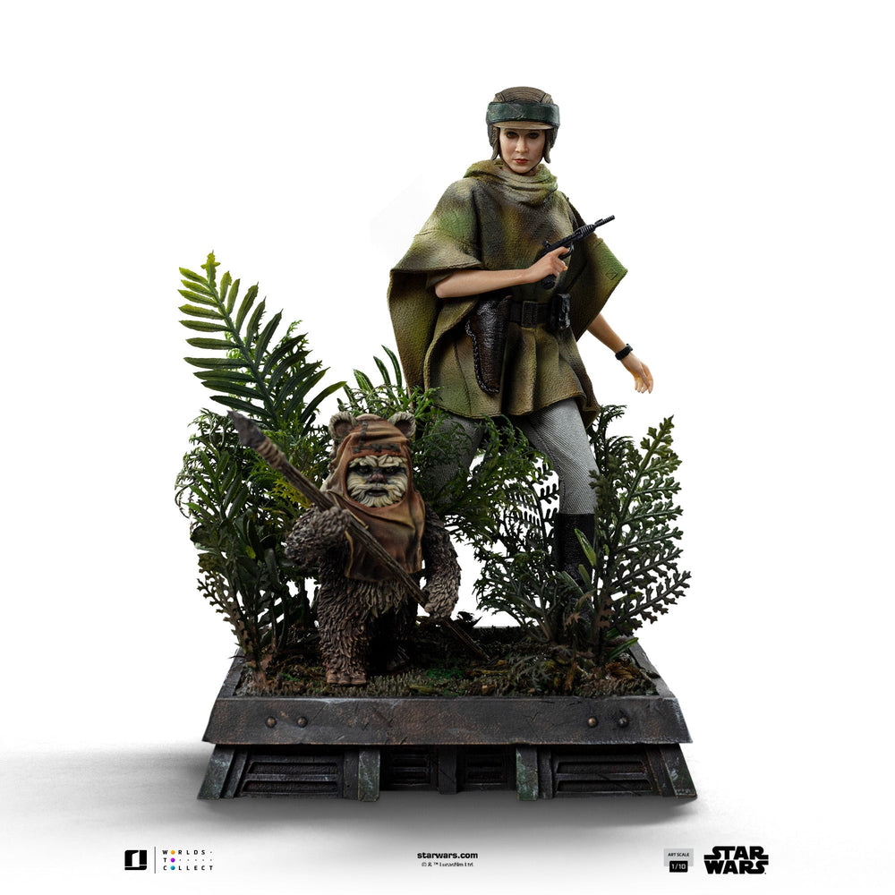 Statue Leia and Wicket - Star Wars Episode VI - Art Scale 1/10 - Iron Studios