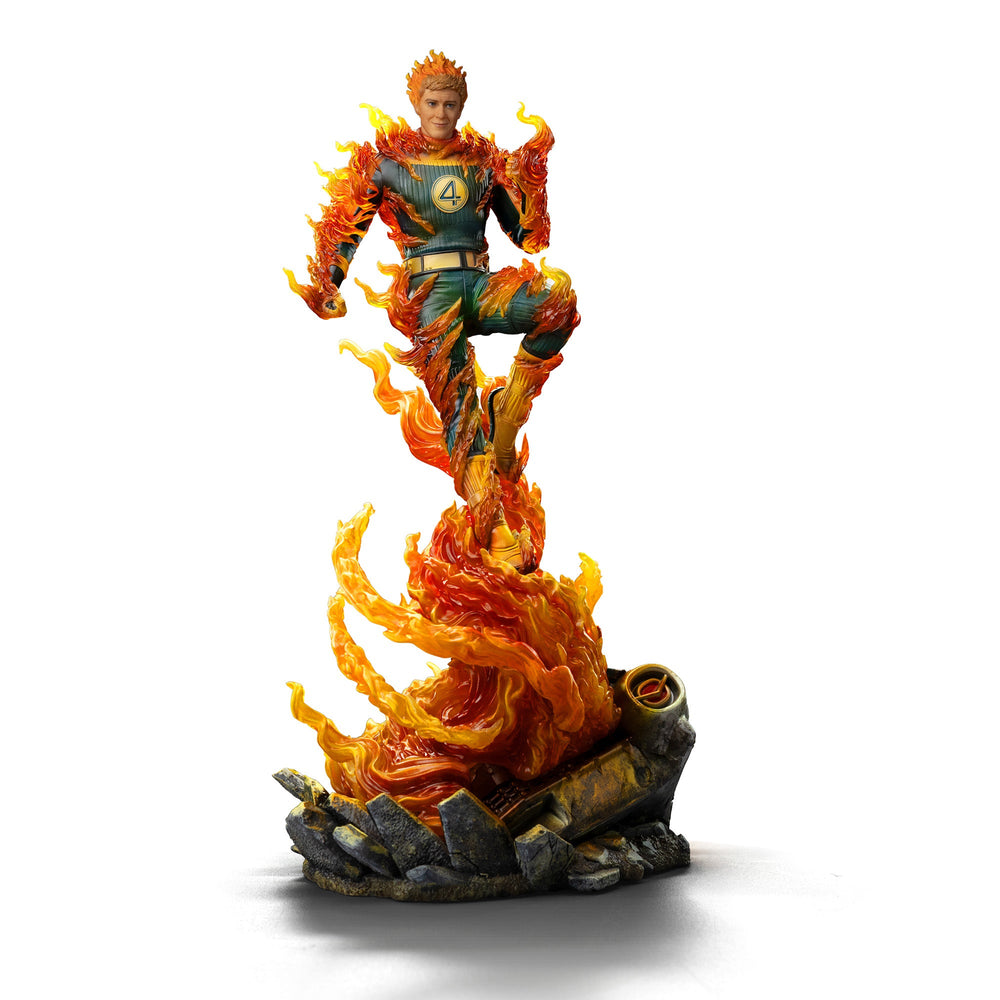 Statue Human Torch (Blue Suit Variant) - Fantastic Four - Art Scale 1/10 - Iron Studios