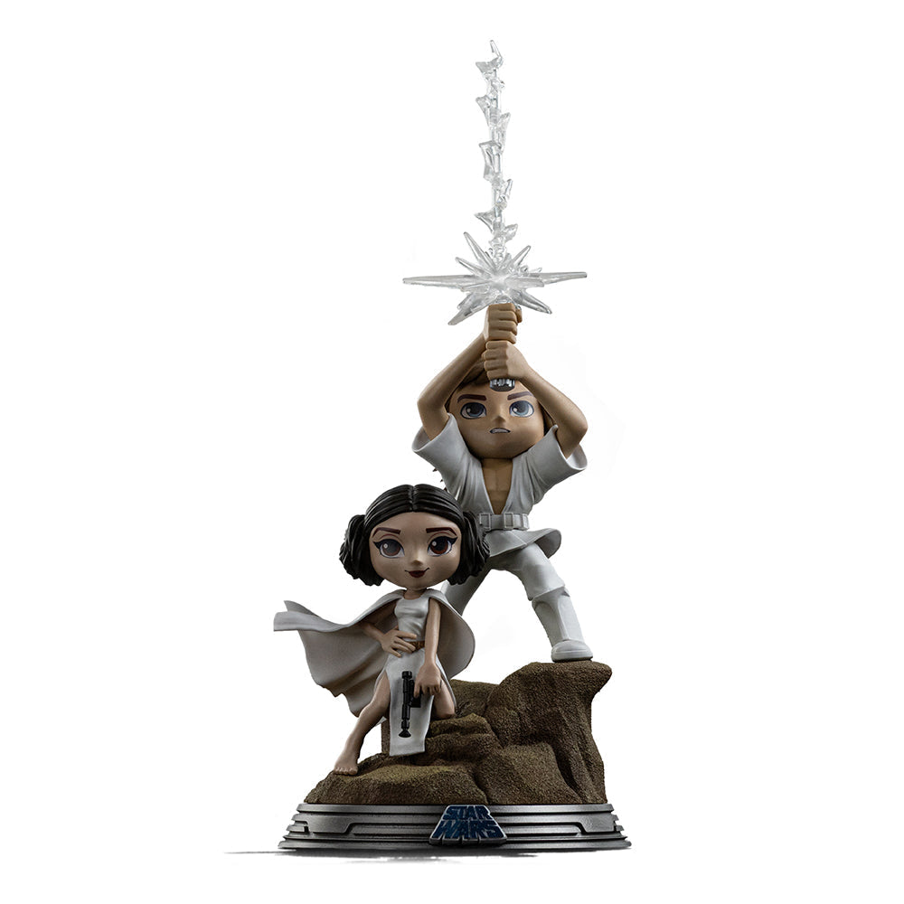 Statue Luke and Leia - Star Wars - MiniCo - Iron Studios