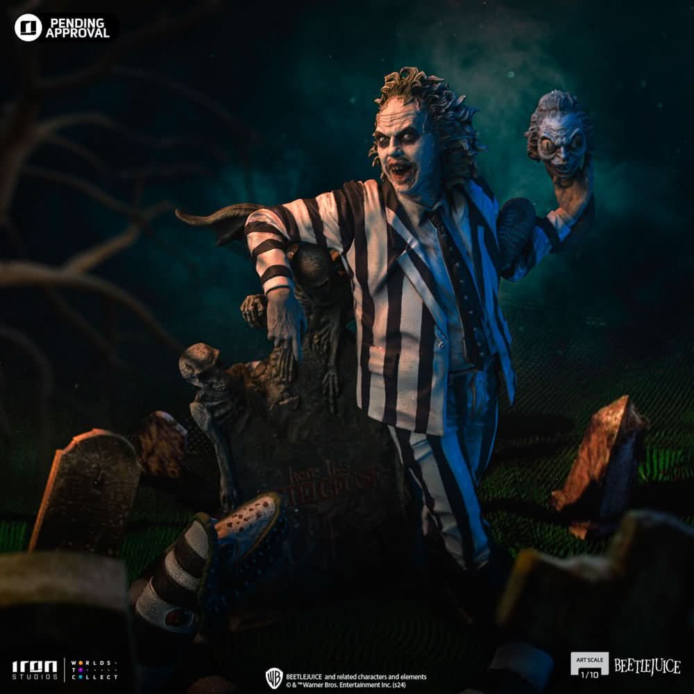 Statue Beetlejuice - Beetlejuice Beetlejuice - Art Scale 1/10 - Iron Studios