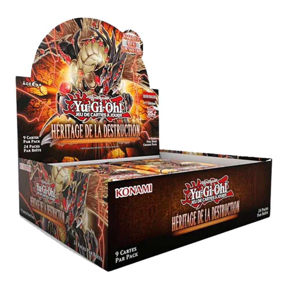 Boite de 24 boosters Yu-Gi-Oh! - Héritage de la Destruction