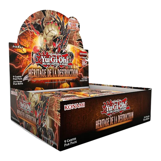 Boite de 24 boosters Yu-Gi-Oh! - Héritage de la Destruction