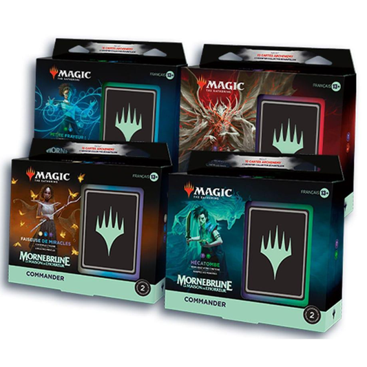 MTG - Lot de 4 Decks Commander - Mornebrune : La Maison de l'horreur