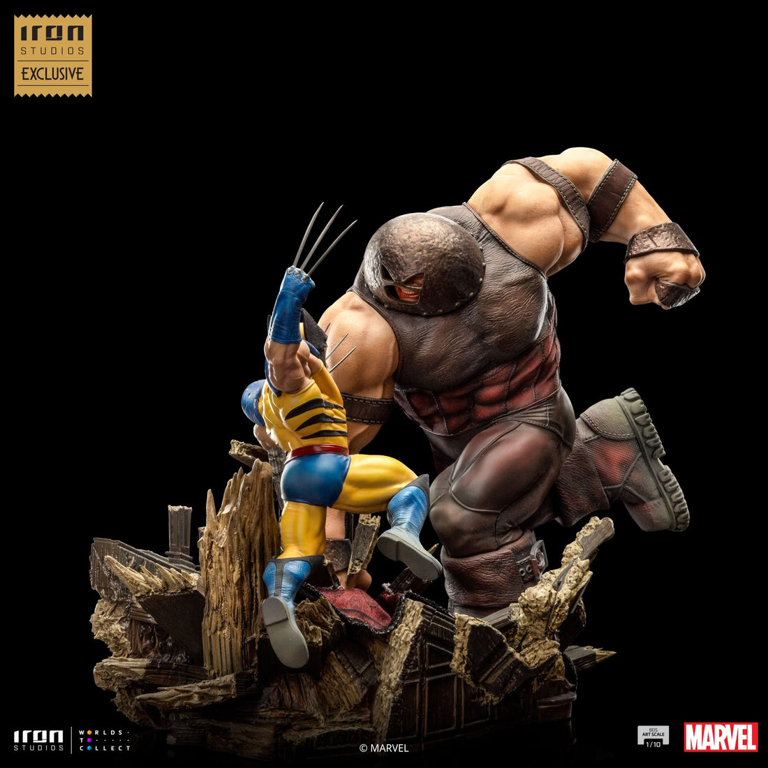 Wolverine contre Juggernaut - X-Men - Échelle artistique 1/10 - Iron Studios
