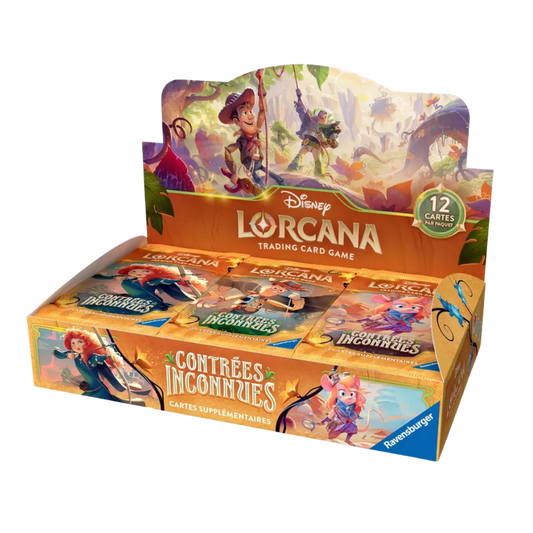 Disney Lorcana - Boîte de 24 Boosters S12 Contrées Inconnues
