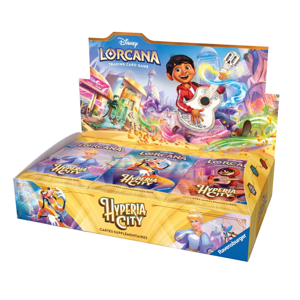 Disney Lorcana - Boîte de 24 Boosters S14 Hyperia City