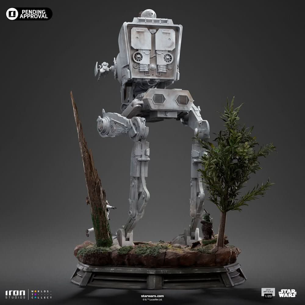 Statue AT-ST and Chewbacca - Star Wars - Demi Art Scale 1/20 - Iron Studios
