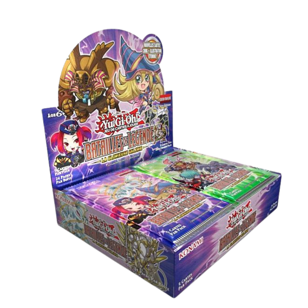 Boite de 24 boosters Yu-Gi-Oh! - Batailles de Légende : La Glorieuse Galerie